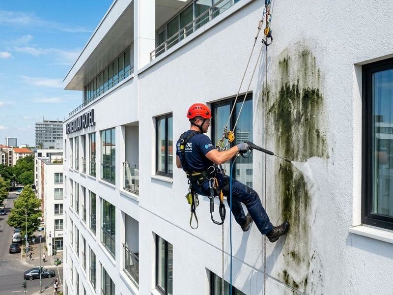 Limpieza profesional de fachadas y paramentos en Sevilla