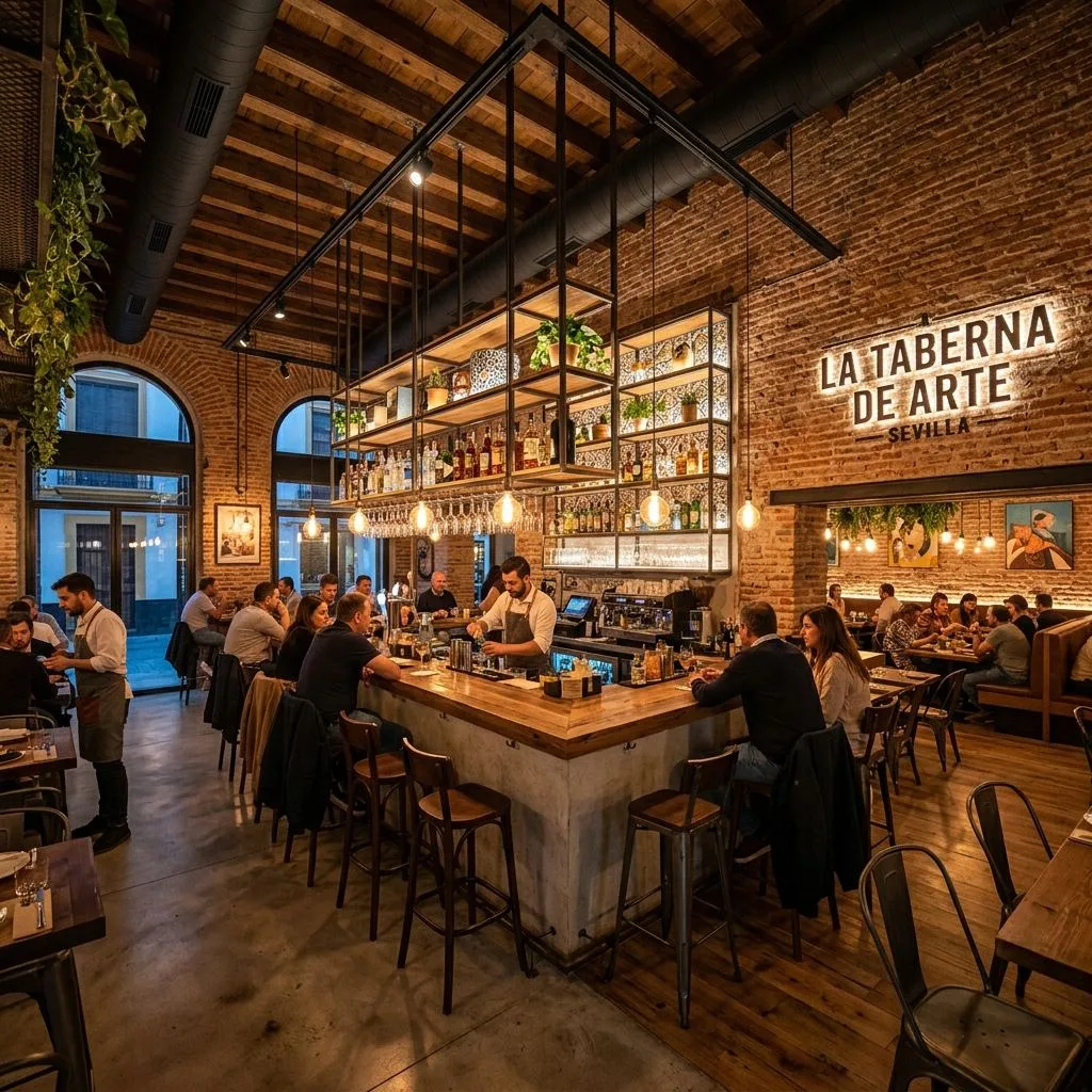 Restaurante reformado con sala, barra e instalaciones nuevas en Sevilla